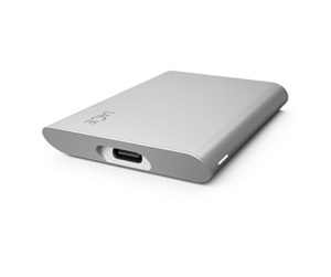 SSD - LaCie Portable SSD v2 - 500GB - Sølv - Ekstern SSD - USB 3.2 Gen 2 - STKS500400