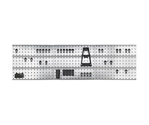 Verktøykasser & Lagringssystemer - Raaco Tool Wall Panel x3/Clips - 5733439109659