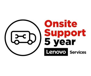 Service & Support - Lenovo Onsite Upgrade - extended service agreement - 5 years - on-site - 5WS0V07838