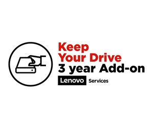 Service & Support - Lenovo Keep Your Drive Add On - extended service agreement - 3 years - 5PS0V07097