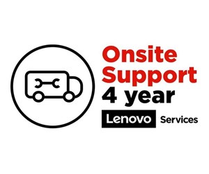 Service & Support - Lenovo Onsite Upgrade - extended service agreement - 4 years - on-site - 5WS0V08554