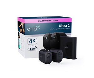 Smarthus - Arlo Ultra 2 4K UHD Wire-Free Security Camera System – 2 Camera - VMS5240B-200EUS