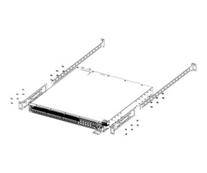 Tilbehør - Extreme Networks rack mounting kit (4 post) - XN-4P-RMKIT-005