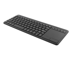 Tastatur - Deltaco wireless mini keyboard with touchpad Engl - Tastatur - Amerikansk Engelsk - Svart - TB-504-EN