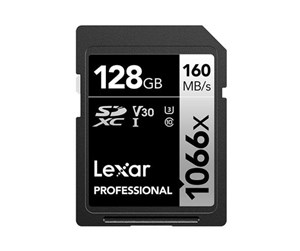 Minnekort - Lexar Professional SILVER 1066x SD - 160MB/s - 128GB - LSD1066128G-BNNNG