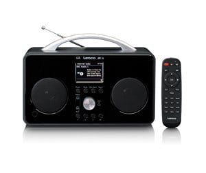 DAB, nettverks- og klokkeradio - Lenco PIR-645BK - Internet DAB FM radio Bluetooth® RC - Black - DAB+/FM - Stereo - Svart - PIR-645BK