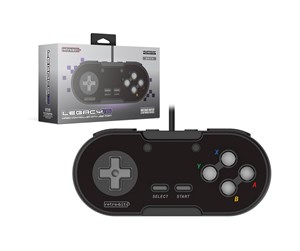 Spill - Tilbehør - Retro-Bit Legacy 16 USB Pad - Black - Controller - MAC - 849172012189