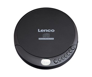 CD-spiller - Lenco CD-200 - Portable CD-player with anti-shock - Black - CD-200