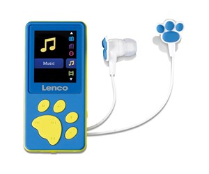 Mp3-spiller & Tilbehør - Lenco Xemio-560BU - MP3/MP4 player with 8GB memory - Blue - MP3-spiller 8 GB - XEMIO-560BU