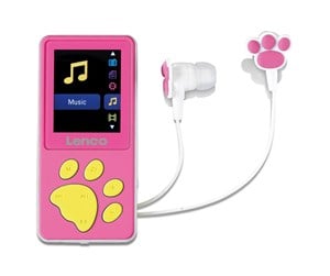 Mp3-spiller & Tilbehør - Lenco Xemio-560BU - MP3/MP4 player with 8GB memory - Pink - MP3-spiller 8 GB - XEMIO-560PK