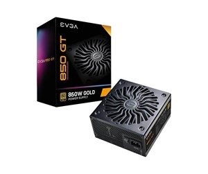 Strømforsyning (PSU) - EVGA SuperNOVA 850 GT Strømforsyning (PSU) - 850 Watt - 135 mm - ATX - 80 Plus Gold sertifisert - 220-GT-0850-Y2