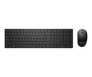 Tastatur - Dell Pro Wireless Keyboard and Mouse / 580-AJRC (US International) - Tastatur & Mussett - Universal - Svart - 580-AJRC