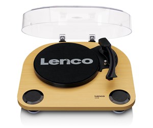 Platespiller - Lenco LS-40WD - Record Player with built-in speakers - Wood - Platespiller Brun - LS-40WD