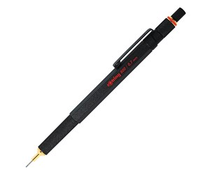 Skrive- & Tegneverktøy - Rotring 800 Mechanical Pencil | HB 0.7 mm | Black Metal Barrel - 1904446