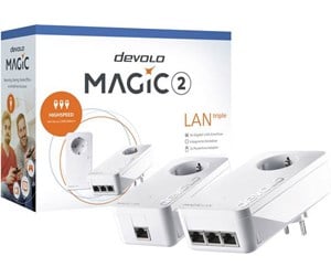 Homeplug / PowerLine - devolo Magic 2 LAN Triple Starter Kit Homeplug / PowerLine - 08510