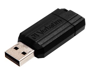 Minnepenn - Verbatim PinStripe USB Drive - USB flash drive - 128 GB - 128GB - Minnepenn - 49071