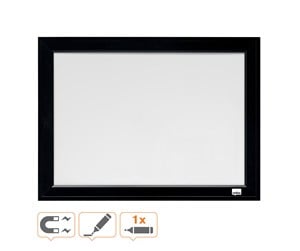 Konferanse & Presentasjon - Nobo Whiteboard  Black Frame 58.5x43cm - 1903785