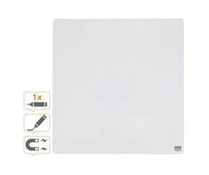 Konferanse & Presentasjon - Nobo  Mini magnetisk Whiteboard  36x36cm Hvit - 1903802