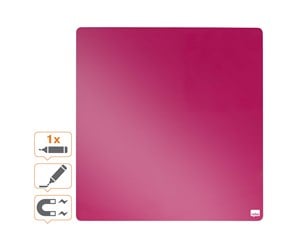 Konferanse & Presentasjon - Nobo  Mini magnetisk Whiteboard  36x36cm Rosa - 1903803