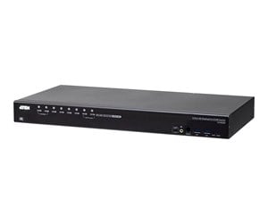 KVM-switch - ATEN 8-Port USB True 4K DisplayPort KVM Switch wit - CS19208-AT-G