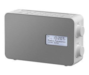 DAB, nettverks- og klokkeradio - Panasonic -RF-D30BT - DAB portable radio - Bluetooth - DAB/DAB+/FM - Stereo - RF-D30BTEG-W