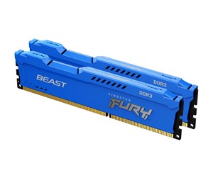 RAM - Kingston FURY Beast DDR3-1600 C10 DC Blue - 8GB - KF316C10BK2/8