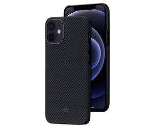 Mobil - Deksel og etui - PITAKA Apple iPhone 12 Air Case - Black/Grey Twill - KI1201MA