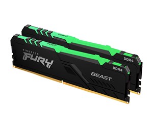 RAM - Kingston FURY Beast RGB DDR4-3600 C18 DC - 32GB - KF436C18BBAK2/32