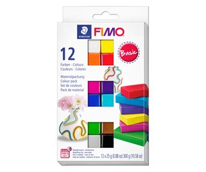 Hobbyartikler - Staedtler Set Mod. clay Fimo soft MP BaC - 8023 C12-1