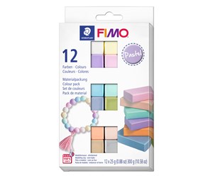 Hobbyartikler - Staedtler Set Mod. clay Fimo soft MP PC - 8023 C12-3