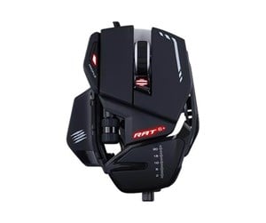 Mus - Mad Catz R.A.T. 6+ optisk spillmus svart - Gaming mus - Optisk - 11 - Svart - MR04DCINBL000-0