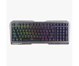 Tastatur - Mad Catz The Authentic STRIKE 13 Mekanisk spilltastatur svart - KS83MMUSBL000-0