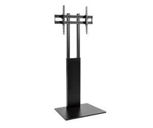 Veggmontering, AV-braketter & AV-møbler - Alterzone Slim 7 gulvstativ for 37 - 70" TV-er, svart 40 kg Up to 600 x 400 mm - ALZTVSLIM37-70-B