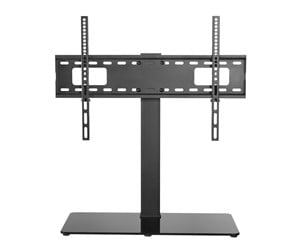 Veggmontering, AV-braketter & AV-møbler - Alterzone Slim 7g Compact stativ med glassfot for 37 - 70" TV-er, svart 40 kg Up to 600 x 400 mm - ALZTVSLIMGL37-70-L