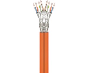 Nettverkskabel - CAT 7A Duplex network cable S/FTP (PiMF) orange. - 4040849918919