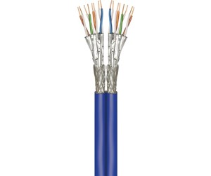 Nettverkskabel - CAT 7A+ Duplex-network cable S/FTP (PiMF) blue - 4040849918964