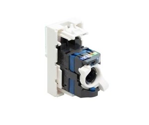 Switch - Legrand Dataudtag Mosaic 1x RJ45 Kat.6 STP modular jack og - 76563