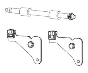 Printertilbehør - Zebra KIT FEED ROLLERS KR203 - P1027718