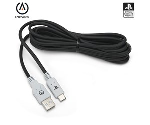 Spill - Tilbehør - PowerA USB-C Cable for PlayStation 5 - Charging cable for wireless game controller - Sony PlayStation 5 - 0617885024016