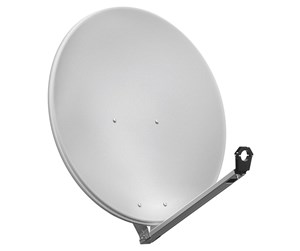 Antennekabler - Pro 80 cm aluminium satellite dish light gray - for i - 4040849673344