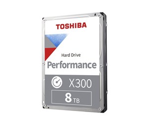 Harddisk - Toshiba X300 Performance - 8TB - Harddisk - HDWR480UZSVA - SATA-600 - 3.5" - HDWR480UZSVA