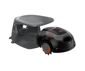 Robotgressklipper - Black & Decker BCRMW123-QW Robotic Lawnmower med Self-clean function & garage 700 m² - BCRMW123-QW