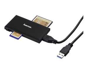 Flashminneadapter - Hama Multi-Card Reader - card reader - USB 3.0 - 181018