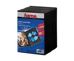 Lagrings-tilbehør - Hama DVD Jewel Case with foil - storage - 51276