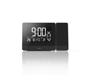 Dekorasjon - Hama Plus Charge - alarm clock - electronic - desktop - black - 00186332