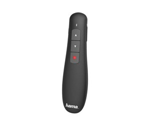 Fjernkontroll - Hama "X-Pointer" Wireless laser presenter presentation remote control - black - 00139915