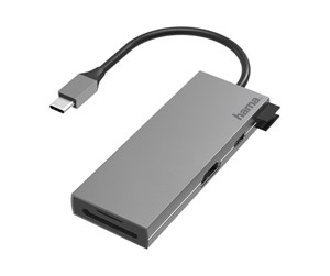 Dokkingstasjon - Hama Multiport Adapter - docking station - USB-C 3.2 Gen 1 - HDMI - 00200110