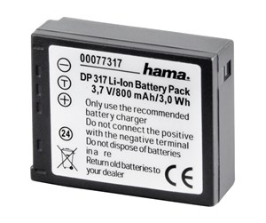 Kamerabatteri & Batterigrep - Hama DP 317 battery - Li-Ion - 77317