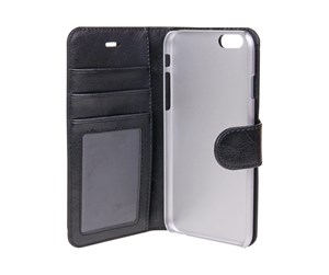 Mobil - Deksel og etui - GEAR Wallet Exclusive iPhone 6/6S Sort - 658001