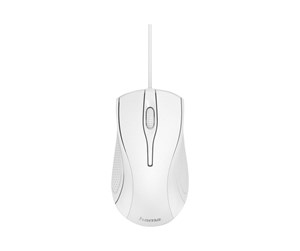 Mus - Hama MC-200 - mouse - USB - white - Mus - Optisk - 3 knapper - Hvit - 00182603